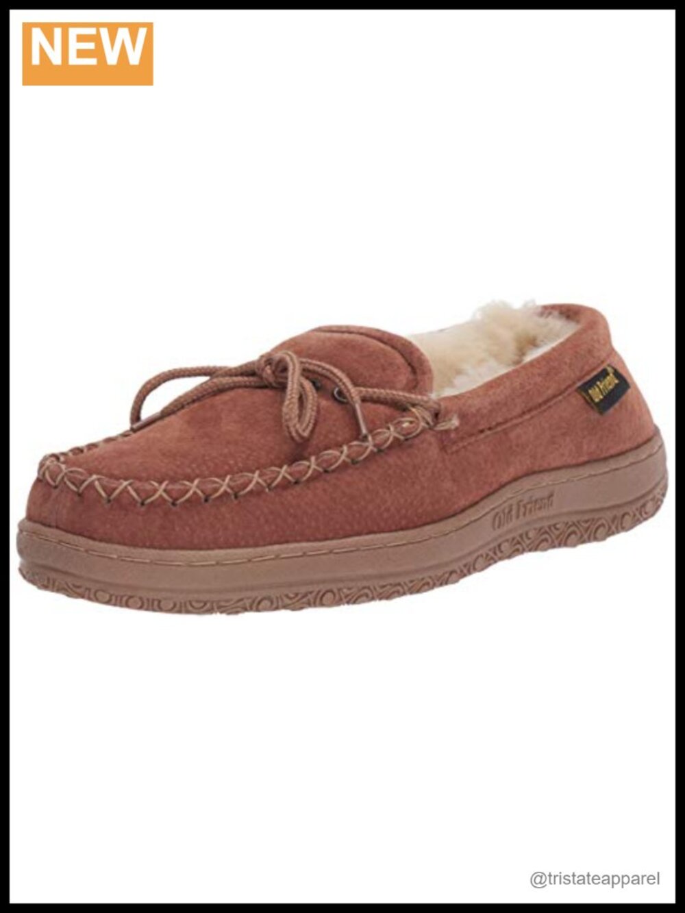 Sheepskin Lined Leather Loafer Mocc